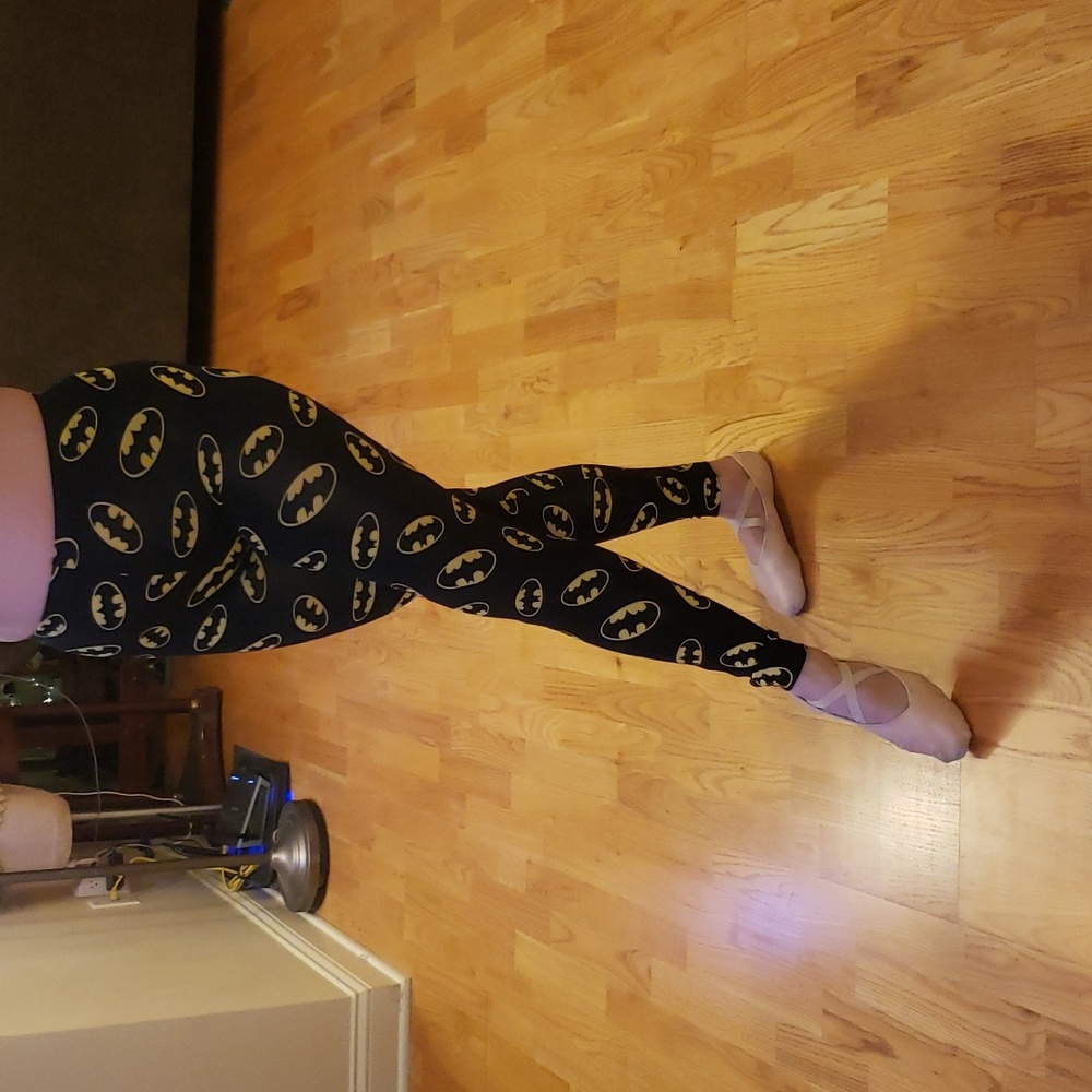 Batman - Bat Signal Logo Print Leggings, Tights; Size S